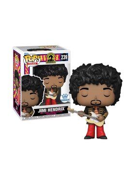 Funko Pop! Rocks Jimi Hendrix #239 Exclusive Vinyl Figure Authentic Hendrix Desi